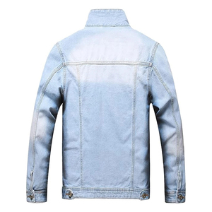 Chaqueta Vaquera Premium para Hombre, Prenda de Alta Calidad, Tela Vaquera Lavada, Cierre Clásico con Botones, Ropa Casual Urbana - Product Image 2