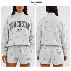 Ensemble de sweat-shirts à col montant pour femme, sweat-shirt imprimé, sweat-shirt oversize, sweat-shirt en molleton épais, impression personnalisée, assorti - Product Image 5
