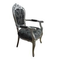 Fauteuils de Reproduction Antique Chaise de Salle à Manger en Bois Chaises d'Appoint Baroques Classiques pour Salle à Manger Meubles de Maison et de Restaurant