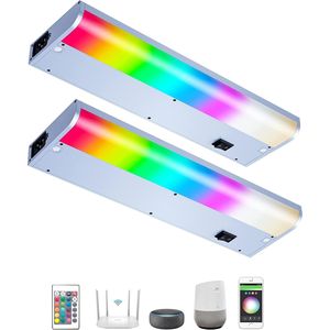 LED Cabinet <b>Lights</b> Fixture Hardwired Smart Undercabinet Lighting Alexa & Google Enabled Plug Direct <b>Wire</b> Dimmable - Product Image 1