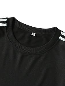 Maillot de football américain respirant en polyester à col rond avec bande sur l'épaule, uniforme d'équipe personnalisé, production en gros OEM - Product Image 4