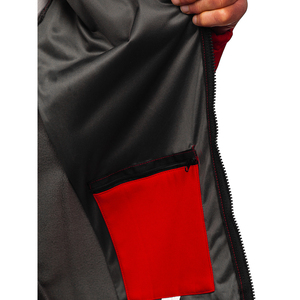 Veste softshell homme sur mesure, légère, imperméable, respirante, col montant, fermeture éclair, pour activités de plein air - Product Image 6