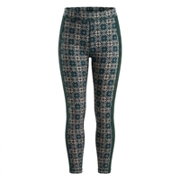 Leggings Deportivos de Poliéster para Mujer, Cintura Alta, Ajustados, con Bordado, Secado Rápido, Transpirables, Tallas Grandes