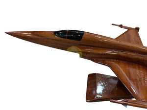 Modèle réduit en bois d'acajou F-5 TIGER, artisanat en bois, taille réelle, provenant d'une usine au Vietnam/Avion en bois F-5 TIGER, modèle réduit fabriqué au Vietnam - Product Image 4