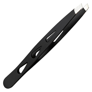 Pinzas de Acero Inoxidable de Alta Precisión con Logotipo Personalizado al por Mayor para el Cuidado de las Cejas, Pinzas Angulares Reutilizables y Duraderas - Product Image 5