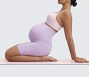 Wholesale Maternity Pregnant Women Pregnancy <b>Shorts</b> Seamless <b>Tights</b> Compression Cycling Spring Summer Maternity Legging <b>Shorts</b> - Product Image 2