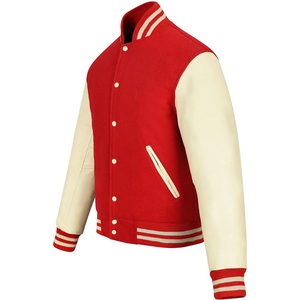 Chaqueta de Béisbol Tipo Bomber para Hombre, Estilo Universitario, Color Sólido, Ropa Casual de Primavera - Product Image 2