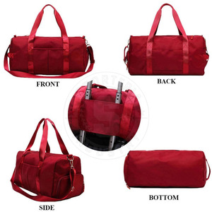 Sacs de voyage en toile unis et personnalisables à prix d'usine - Product Image 5