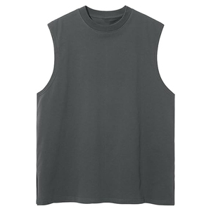 Débardeur d'été classique pour homme en coton doux - Couleurs et logo personnalisables, respirant et léger, coupe athlétique - Product Image 4