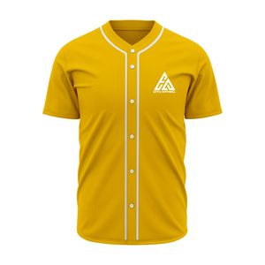 เสื้อเบสบอลผู้ชายแบบสั่งทำ ระบายอากาศได้ดี ผลิตจากโพลีเอสเตอร์ 100% รับผลิตแบบ OEM พร้อมสกรีนชื่อและหมายเลขด้วยความร้อน จำหน่ายจำนวนมาก - Product Image 6