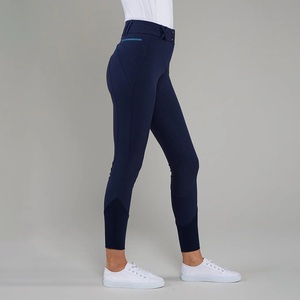 High Quality 4-way Stretch Horse Riding Breeches <b>Leggings</b> Tights <b>Equestrian</b> Wear Pants on Technical Fabric with Soft Feel - Product Image 4