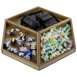 ถาดไม้พรีเมียมสำหรับเสิร์ฟขนม ถาดไม้สำหรับร้านอาหารและคาเฟ่ ถาดไม้หรูหราจากสหราชอาณาจักร ถาดวางของตกแต่งกลางโต๊ะแบบเคลือบ - Product Image 1