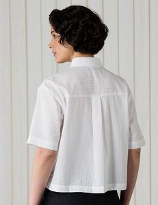 Women’s Cotton <b>Button</b> Down <b>Shirt</b> – Regular Fit | <b>Half</b> Sleeve Casual <b>Shirt</b> for Comfortable Everyday Wear - Product Image 2