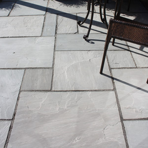 Dalles de pavé en grès gris Kandla GROCON, taillées sur mesure, finition chisellée moderne, pour cuisine extérieure et usage extérieur, carreaux de pierre pour patio - Product Image 6