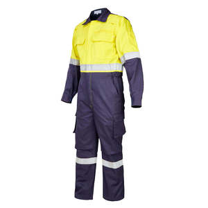 Uniformes de Trabajo Transpirables de Algodón para Seguridad General, Traje de Trabajo Unisex para Construcción Industrial - Product Image 5