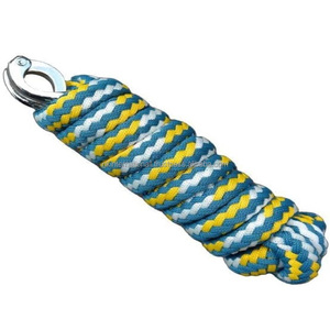 Équipement pour chevaux Colliers de tête équestre Licou pour chevaux Corde de plomb assortie avec quincaillerie durable - Product Image 1