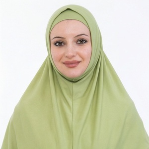 Hiyab Ecológico de Poliéster, Transpirable, Duradero, Ligero, Pañuelo Musulmán Modesto para Mujer, Reciclable, Suave y Amigable con la Piel - Product Image 1