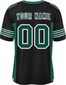 Camiseta de Fútbol Americano Personalizada Verde con Cuello en V, Impresión Sublimada, Malla Transpirable, Manga Corta para Hombre, Talla Grande para Adultos - Product Image 6
