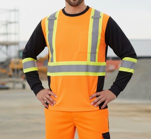 Camisa de Uniforme Reflectante Personalizada con Ajuste Cómodo para Uso Diario en Trabajos Industriales - Product Image 1