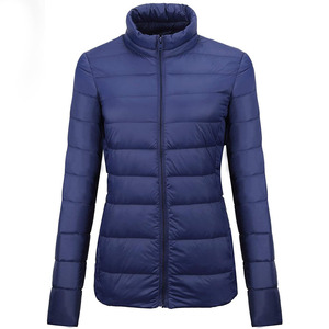 Latest Design Women's Short <b>Puffer</b> <b>Jacket</b> High Quality Custom Winter Woman Zipper Windproof <b>Puffer</b> <b>Jacket</b> - Product Image 1