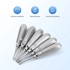เครื่องมือถอนฟันแบบแมนนวล 1 ชิ้น ทำจากสแตนเลส สำหรับถอนฟันและฟันที่ตรง/ฟันที่โค้ง - Product Image 1