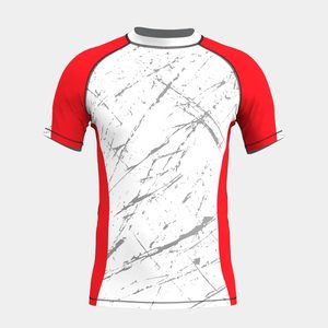 เสื้อแรชการ์ดแขนยาวพร้อมโลโก้แบบกำหนดเอง |   ชุดยูโดรักษ์โลกพร้อมลายพิมพ์แบบรีดร้อน ผ้า 300 กรัม สำหรับผู้ใหญ่ทุกเพศ - Product Image 1