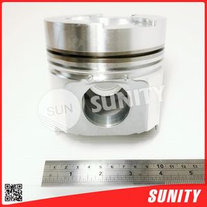 TAIWAN SUNITY Steel Silver High Efficiency PISTON ASSY OEM 11917-22051 for Yanmar Piston Pin <b>Clips</b> Marine Diesel Engines Part - Product Image 3