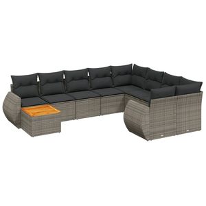 ชุดโซฟาสีเทาสำหรับเฟอร์นิเจอร์ระเบียง - Product Image 2