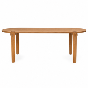 Scandinavian <b>Solid</b> Teak Eco-Friendly <b>Dining</b> <b>Table</b> with Exposed Wedged Through-Tenon Legs <b>Round</b> Shape Seating for 6 Hotel Use - Product Image 1