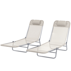Tumbonas Plegables, Cómodas Sillas Plegables para Relajarse al Aire Libre - Product Image 2