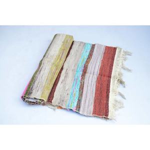 New Arrival Indian Handmade Orange Multi Cotton Chindi <b>Rug</b> Floor Decorative Area Carpet <b>Rug</b> Bathroom Runner <b>Rug</b> - Product Image 5