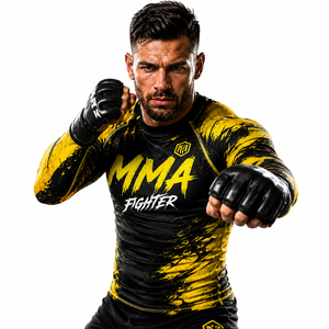 Maillot de compression personnalisé éco-responsable pour MMA, BJJ, grappling sans kimono, sublimé, séchage rapide, extensible, pour entraînement sportif - Product Image 4