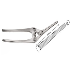 Pince à pylorus Hosanna en acier inoxydable chirurgical pour écraser les tissus intestinaux (sans broche) manuelle, haute qualité, réutilisable, 70 mm - Product Image 5