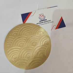 Posavasos de Latón Hechos a Mano con Diseño Elegante para Mesa de Comedor, Decoración de Mesa, Accesorios, Posavasos para Té y Café, Chapados en Oro, Nuevos - Product Image 3