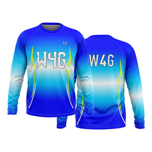 Custom <b>Men's</b> Skinny Fit Heat Transfer Printed Jersey Crew Neck Quick Dry Polyester Sport Shirt Full Sleeve Leisure Top - Product Image 1
