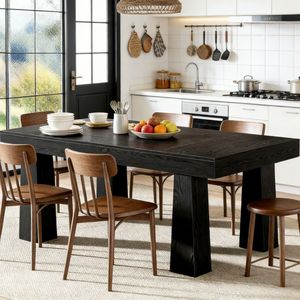 Tavolo da Pranzo Moderno Rettangolare con Piano in Pietra, Arredamento per Casa, Appartamento o Villa - Product Image 5
