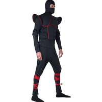 Profesyonel Ninja Üniforma Seti, Omuz Kanatları ile, %100 Pamuk, Hızlı Kuruyan ve Nefes Alabilen, Bana Brothers Tarafından Tasarlandı, Unisex Yetişkinler İçin