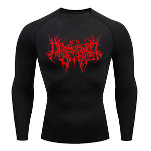 Pro Mock Neck Long Sleeve <b>Mens</b> <b>Compression</b> Rash Guard Maternity Four-Way Stretch Breathable Quick Moisture Dry UV Protection - Product Image 6