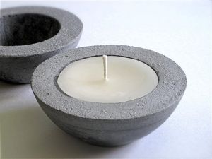 Portavelas de Concreto Hecho a Mano de Primera Calidad TCE para Decoración del Hogar e Interiores, Regalo para Hoteles/Restaurantes - Product Image 2