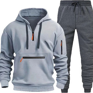 Chándal Deportivo Personalizado para Hombre, Estampado, 100% Algodón, para Invierno, Running, Entrenamiento, Jogging, Servicio OEM - Product Image 3