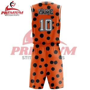 Uniforme de basketball personnalisé à séchage rapide, imprimé, grande taille, respirant, antibactérien, protection UV, évacuation de l'humidité - Product Image 3