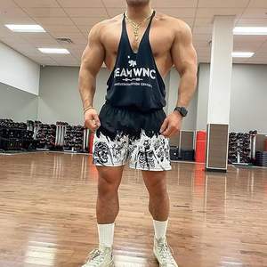 Shorts Casuales de Frente Plano, Shorts de Diseñador de Moda Urbana, con Cordón Ajustable, para Verano - Product Image 6