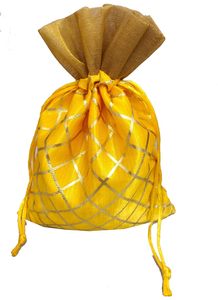 18CM X 25CM Silk Eco-Friendly Multi-Functional Drawstring Bags Pouches Potli Gift Wedding Jewelry Packaging Bridal Party Favors - Product Image 5