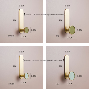 Classic Gold Color Stainless Steel Wall <b>Hook</b> Strong Metal Hanging Holder For <b>Coats</b> Bags Scarfs Keys Towels For Bedroom Bathroom - Product Image 5