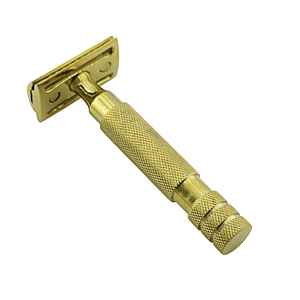 Maquinilla de Afeitar de Seguridad de Acero Inoxidable Reutilizable de Alta Calidad con Cuchilla Única, Ideal para Salones y Profesionales, Uso Doméstico, con Logotipo - Product Image 2