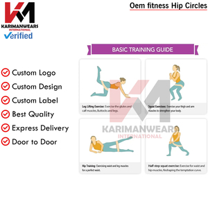 Bande de Résistance pour Exercices de Cuisse et Fessiers Hommes Femmes, Activation des Fessiers, Entraînement de Fitness, Fournisseur OEM - Product Image 5