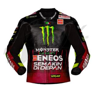 Chaqueta de carreras de moto personalizada para hombre, chaqueta de cuero profesional de moto OEM y ropa de carreras de coches - Product Image 4