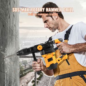 Trapano SDS-Max da 1-9/16 Pollici con Cavo, 13 Ampere, Martello Rotativo per Lavori Pesanti, Controllo delle Vibrazioni, Martelli Elettrici di Sicurezza - Product Image 2