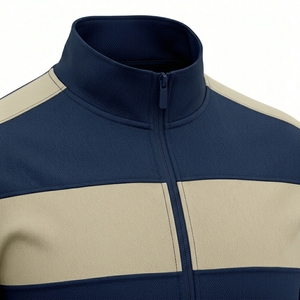 Conjunto Deportivo Profesional para Hombre, Chaqueta con Cierre Completo y Pantalones Ajustados, Ropa Deportiva Personalizada OEM ODM - Product Image 5