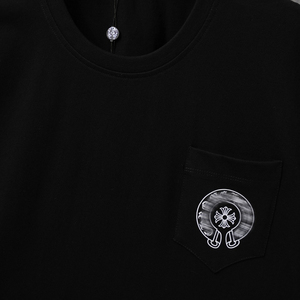 T-shirt Classique Imprimé Haute Qualité Printemps-Été Motif Champignon Croisé 100% Coton 220g Ample Respirant Manches Courtes Homme - Product Image 3